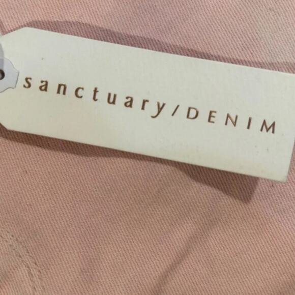 Sanctuary Denim Pink Frayed‎ Hem Cutoff Shorts Size 28 Distressed Casual - Picture 15 of 16